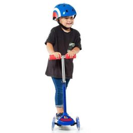 Patinete maxi scooter azul 3 ruedas con luces 56 cm Patinete maxi scooter azul 3 ruedas con luces 56 cm