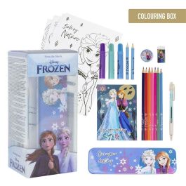 Cerdá Set Papelería Coloreable Frozen - Kit Creativo de Dibujo y Pintura para Niños de 2 a 8 Años Azul Cerdá Set Papelería Coloreable Frozen - Kit Creativo de Dibujo y Pintura para Niños de 2 a 8 Años Azul