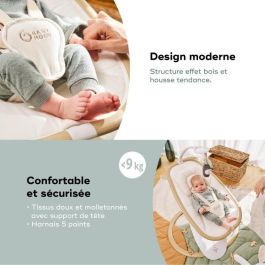Columpio Babymoov Baby Swoon Hoop: mando a distancia incluido, ultraconfort, diseño elegante, asiento giratorio de 90°, arco de juego Columpio Babymoov Baby Swoon Hoop: mando a distancia incluido, ultraconfort, diseño elegante, asiento giratorio de 90°, arco de juego