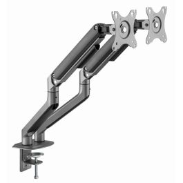 Gembird MA-DA2-05 Soporte de Escritorio para Monitor con Brazos Dobles, 32" (2-9 kg), Gris, Resortes Gas, VESA 75/100mm Gembird MA-DA2-05 Soporte de Escritorio para Monitor con Brazos Dobles, 32" (2-9 kg), Gris, Resortes Gas, VESA 75/100mm