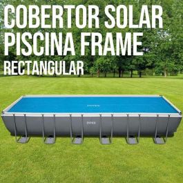 Intex Cobertor Solar para Piscina Frame Rectangular 732x366cm