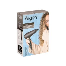 Argon Secador de Pelo Negro Dorado Mate 2200W, 23x8.5x26 cm (6 Unidades) Argon Secador de Pelo Negro Dorado Mate 2200W, 23x8.5x26 cm (6 Unidades)