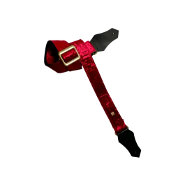 GETM Correa para Guitarra y Bajo - Terciopelo Triturado Borgoña, Nailon y Piel, Ajustable hasta 165 cm