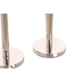 Candelabro Moderno DKD Home Decor Plateado 7.5 x 25 x 7.5 cm Set de 3 Candelabro Moderno DKD Home Decor Plateado 7.5 x 25 x 7.5 cm Set de 3