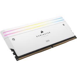 Corsair Dominator Titanium 64GB DDR5 RAM (2x32GB) 6000MHz CL30 RGB Blanco CMP64GX5M2B6000C30W
