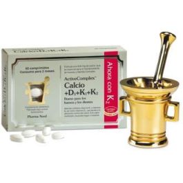 PHARMA NORD Activecomplex Calcio+D3+K 60 Comprimidos Masticables con Sabor a Menta para Absorción de Calcio Precio: 13.4999997. SKU: B1FKWNKNFN