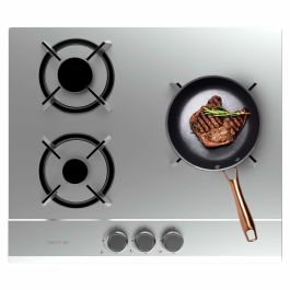 Placa de Gas Cecotec Bolero Squad G 3200S Inox 6250 W 58 x 50 cm Placa de Gas Cecotec Bolero Squad G 3200S Inox 6250 W 58 x 50 cm