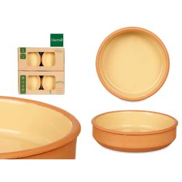 Set 4 Cazuelas Barro 16 Cm Color Mostaza La Dehesa (6 Unidades)