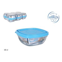 Duralex Fiambrera Cuadrada 11 cm x 11 cm x 5 cm Tapa Azul Freshbox 300cc (12 Unidades) Precio: 19.59000043. SKU: S2212683