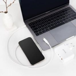 Cable USB 2.0 Tipo-C Nanocable 10.01.2301-L150-W/ USB Tipo-C Macho - USB Tipo-C Macho/ 480Mbps/ 1.5m/ Blanco Cable USB 2.0 Tipo-C Nanocable 10.01.2301-L150-W/ USB Tipo-C Macho - USB Tipo-C Macho/ 480Mbps/ 1.5m/ Blanco