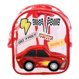 Home Deco Factory Mochila Infantil Coche Transparente PVC