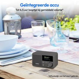 Medion AAAQH12605 Mini Radio DAB/FM Mono 2W RMS Gris