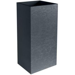 EDA Maceta cuadrada alta Graphit - 39.5 x 39.5 x H 80 cm - 31 L - Gris antracita Precio: 108.49999941. SKU: S7149307