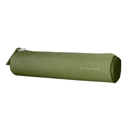 Liderpapel Estuche Portatodo Slim Cilindrico 220x45mm Verde Militar