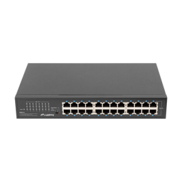 Lanberg RSGE-24 switch No administrado Gigabit Ethernet (10/100/1000) 1U Negro Precio: 117.78999947. SKU: S5615300