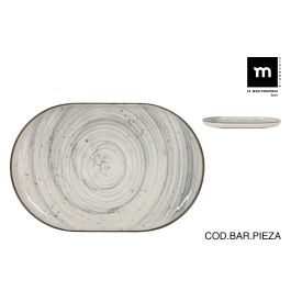 Fuente Ovalada Vortex Nordic Brillo 30x20x2.5 cm - Inde (12 Unidades) Precio: 54.49999962. SKU: B1BAACAJMD