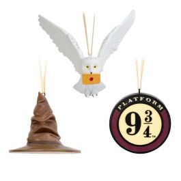 ERIK Set 3 Adornos de Navidad Harry Potter 7cm Resina Pintados a Mano