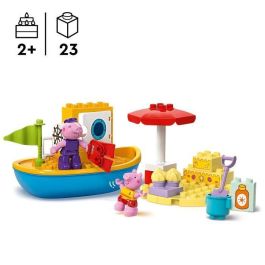 LEGO 10432 Duplo Peppa Pig Excursión en Barco con Abuelo Pig - Juguete de Construcción Acuático Flotante para Niños +2 Años LEGO 10432 Duplo Peppa Pig Excursión en Barco con Abuelo Pig - Juguete de Construcción Acuático Flotante para Niños +2 Años