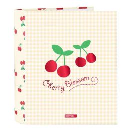 Carpeta de anillas Safta Cherry Beige A4 27 x 33 x 6 cm