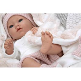 Muñeca elegance 38 cm aria rosa c/ manta (muñeco de peso) (cuerpo vinyl, sexo niña) Muñeca elegance 38 cm aria rosa c/ manta (muñeco de peso) (cuerpo vinyl, sexo niña)