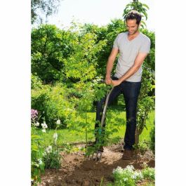 Gardena Tenedor para vasos NatureLine, Mango de madera de fresno FSC 100%, Ergonómico en D, 4 Dientes, 117 cm