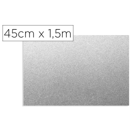 D-c-fix Rollo Adhesivo Plata Metal Brillo 45 cm x 1,5 m Papel Autoadhesivo para Manualidades y Hogar