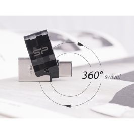 STICK USB3.1 64GB Silicon Power Type C C31 Black
