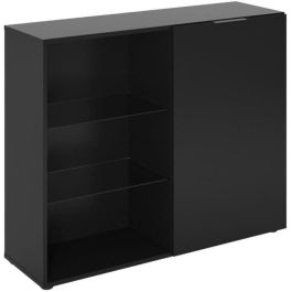 FMD 4029494125316 Mueble de Almacenamiento Compacto Negro, 99,1 cm Ancho x 81,3 cm Alto x 31,5 cm Fondo, Fabricado en Alemania Precio: 149.49999999. SKU: B19G4629BP