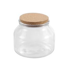 Tarro de vidrio con tapón de corcho 1600 ml - La Mediterranea (8 Unidades) Tarro de vidrio con tapón de corcho 1600 ml - La Mediterranea (8 Unidades)