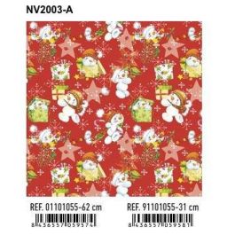Papel De Regalo Bobina Basika 62 Cm X 80 M (4 Kg Aprox.) Navidad (Nv2003-A 62 Cm) Precio: 23.1957. SKU: B1D974LSGZ
