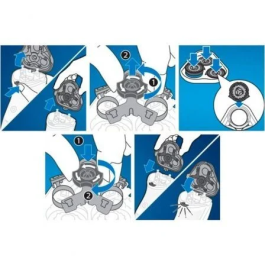 Philips SH30/50 Cabezales de Reemplazo para Afeitadora Eléctrica Series 3000 y 1000 / Pack 3