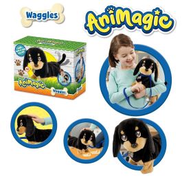 Animagic Waggles sobre la marcha - Peluche interactivo perro salchicha que camina y mueve la cola para 3+ años Animagic Waggles sobre la marcha - Peluche interactivo perro salchicha que camina y mueve la cola para 3+ años