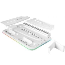 Soporte Multifunción RGB para PS5 Mars Gaming MPS5-B2/ Blanco Soporte Multifunción RGB para PS5 Mars Gaming MPS5-B2/ Blanco
