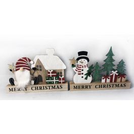 Decoracion Navidad Tradicional DKD Home Decor Rojo Verde 4 x 20 x 26 cm (4 Unidades) Precio: 9.78999989. SKU: B1DW6MQH7N