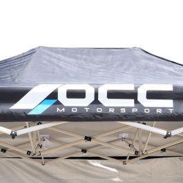 Pared de Carpa OCC Motorsport OCCCARP31 Racing Negro Poliéster 420D Oxford 3 x 2 m Ventana 2 Unidades