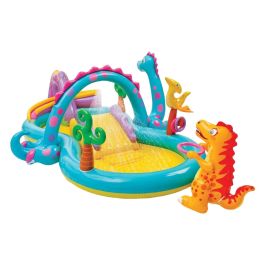 Piscina Hinchable para Niños Intex Dinosaurios Parque de juegos 302 x 112 x 229 cm 280 L Piscina Hinchable para Niños Intex Dinosaurios Parque de juegos 302 x 112 x 229 cm 280 L
