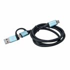 Cable USB C i-Tec C31USBCACBL          USB C Azul Negro 0