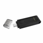 Memoria USB Kingston DT70/128GB usb c 0