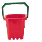 Cubo con Asa Castle Rojo 0