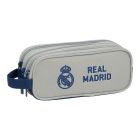 Estuche Escolar Real Madrid C.F. Stone Gris Azul marino (21 x 8.5 x 7 cm) 0