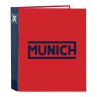 Carpeta de anillas Munich Supra Rojo A4 (40 mm) 0