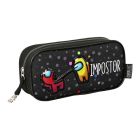 Estuche Escolar Among Us Impostor Negro (22 x 10 x 5 cm) 0