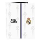Carpeta de anillas Real Madrid C.F. Negro Blanco A4 (26.5 x 33 x 4 cm) 0
