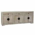 Aparador DKD Home Decor Metal Madera (220 x 45 x 86 cm) 0