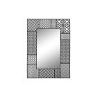 Espejo de pared DKD Home Decor Espejo Negro Metal (66 x 1,5 x 92 cm) 0