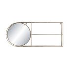 Espejo de pared DKD Home Decor Espejo Dorado Metal Moderno (80 x 13 x 35 cm) 0