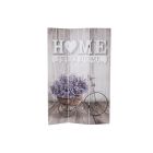 Biombo DKD Home Decor Bicicleta Lienzo Pino (120 x 2,5 x 180 cm) 0