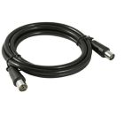 Cable de Antena Silver Electronics 93027 5 m Negro 0