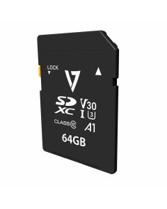 Tarjeta de Memoria Micro SD con Adaptador V7 VPSD64GV30U3         64 GB 0