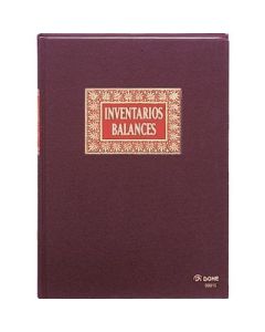 Dohe Libro de contabilidad-inventario y balances- folio natural 100 hojas 0